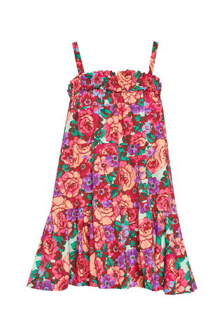 karavan clothing fashion spring summer 26 nai collection florida mini dress aqua pink purple floral 