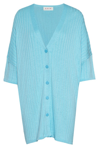 karavan clothing fashion spring summer 26 krvn nai collection francisca knitted shirt ciel