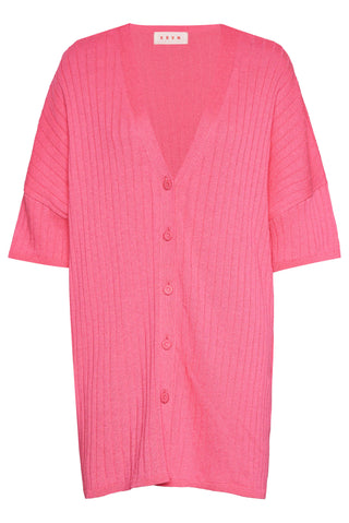 karavan clothing fashion spring summer 26 krvn nai collection francisca knitted shirt pink
