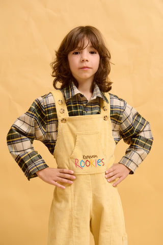 karavan clothing fashion fall winter 25 homecoming rookies collection george shirt checked green ivory