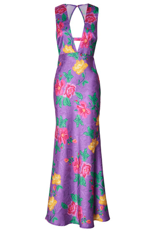 karavan clothing fashion spring summer 26 nai collection giulia dress purple floral yellow