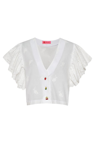 karavan clothing fashion spring summer 26 nai collection glinda shirt white