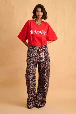 karavan clothing fashion fall winter 25 homecoming collection imani trousers leopard