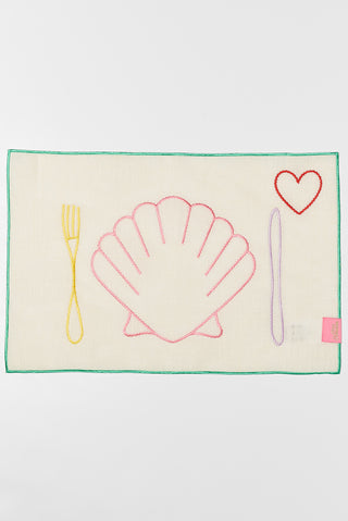 Shell Placemat (Mint)