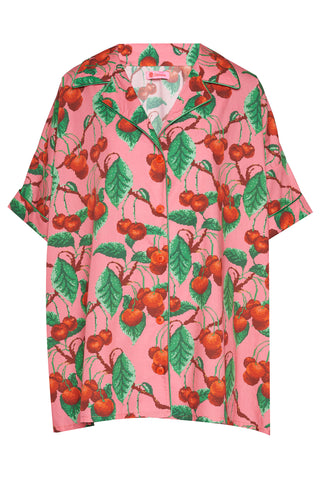 karavan clothing fashion spring summer 26 nai collection janna shirt cherries pink