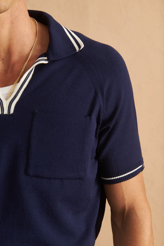 karavan clothing tosa kalokairia spring summer 25 men collection ethan blouse blue