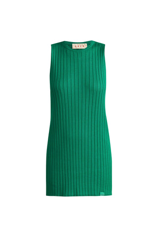 karavan clothing fashion spring summer 25 krvn kari knitted top green