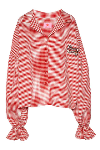 karavan clothing fashion spring summer 26 nai collection karol shirt checked red