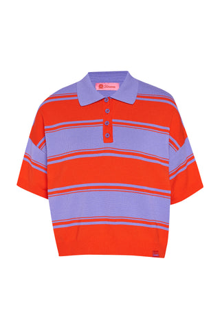 karavan clothing fashion spring summer 26 nai collection lorette knitted cropped top purple coral