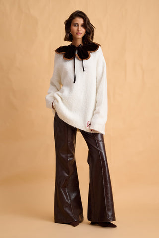 karavan clothing fashion fall winter 25 homecoming collection blossom collar brown