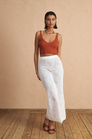 karavan clothing fashion spring summer 25 krvn luisa top terracotta