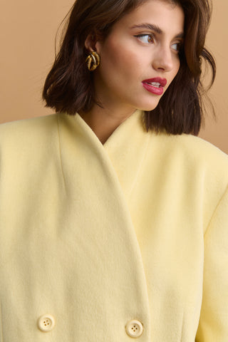 karavan clothing fashion well i did fall winter 24 25 lyra half coat lemon