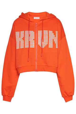 karavan clothing fashion krvn spring summer 26 nai collection mabel zip hoodie tomato red