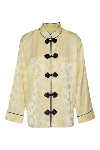 karavan clothing fashion fall winter 25 homecoming homeware collection mandarin shirt yellow