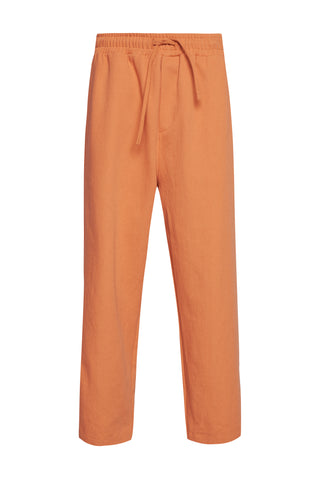 karavan clothing fashion spring summer 26 men nai collection mark trousers orange