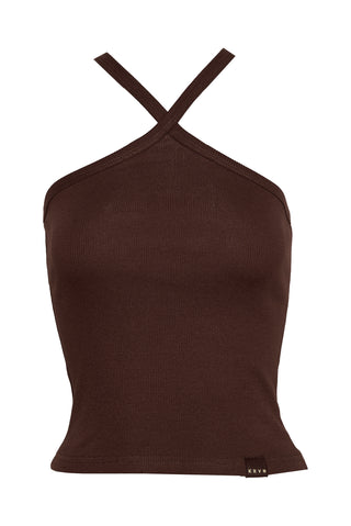 karavan clothing fashion krvn spring summer 26 nai collection melissa top brown