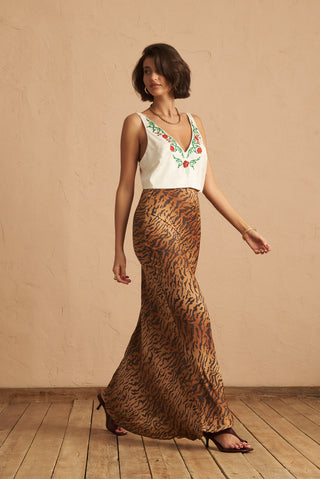 karavan clothing fashion spring summer 25 laina crop top ivory