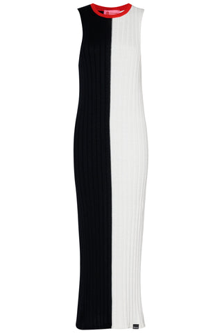 karavan clothing fashion spring summer 26 nai collection mindy knitted dress black & white