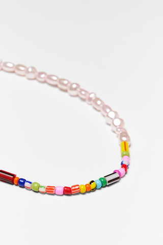 Beads Necklace (Pearl)