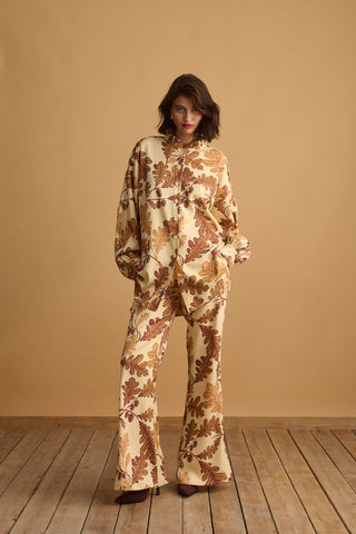 karavan clothing fashion well i did fall winter 24 25 corinne trousers oak green 