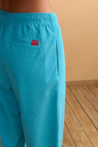 karavan clothing fashion well i did fall winter 24 25 orla trousers turquoise
