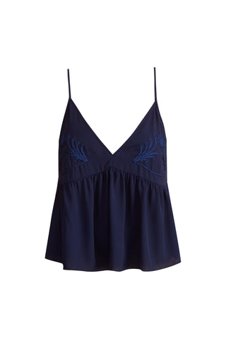 karavan clothing fashion spring summer 25 krvn phoebe top blue