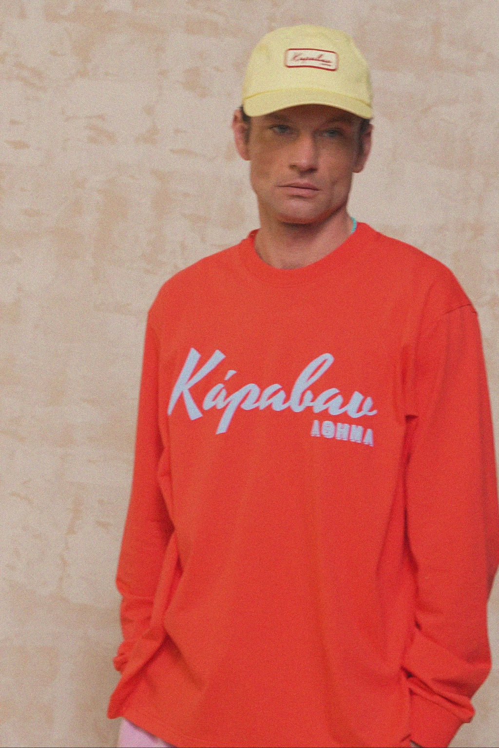 karavan clothing fashion spring summer 26 men nai collection eithan longsleeve tomato red