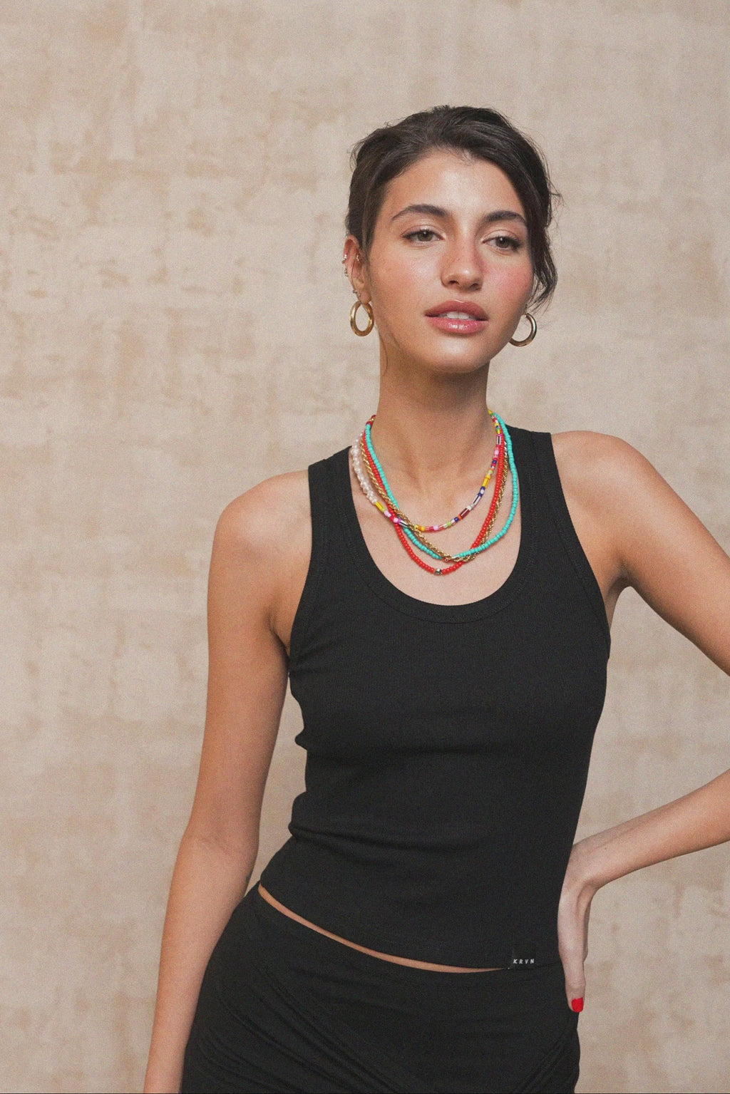 karavan clothing fashion krvn spring summer 26 nai collection sara top black