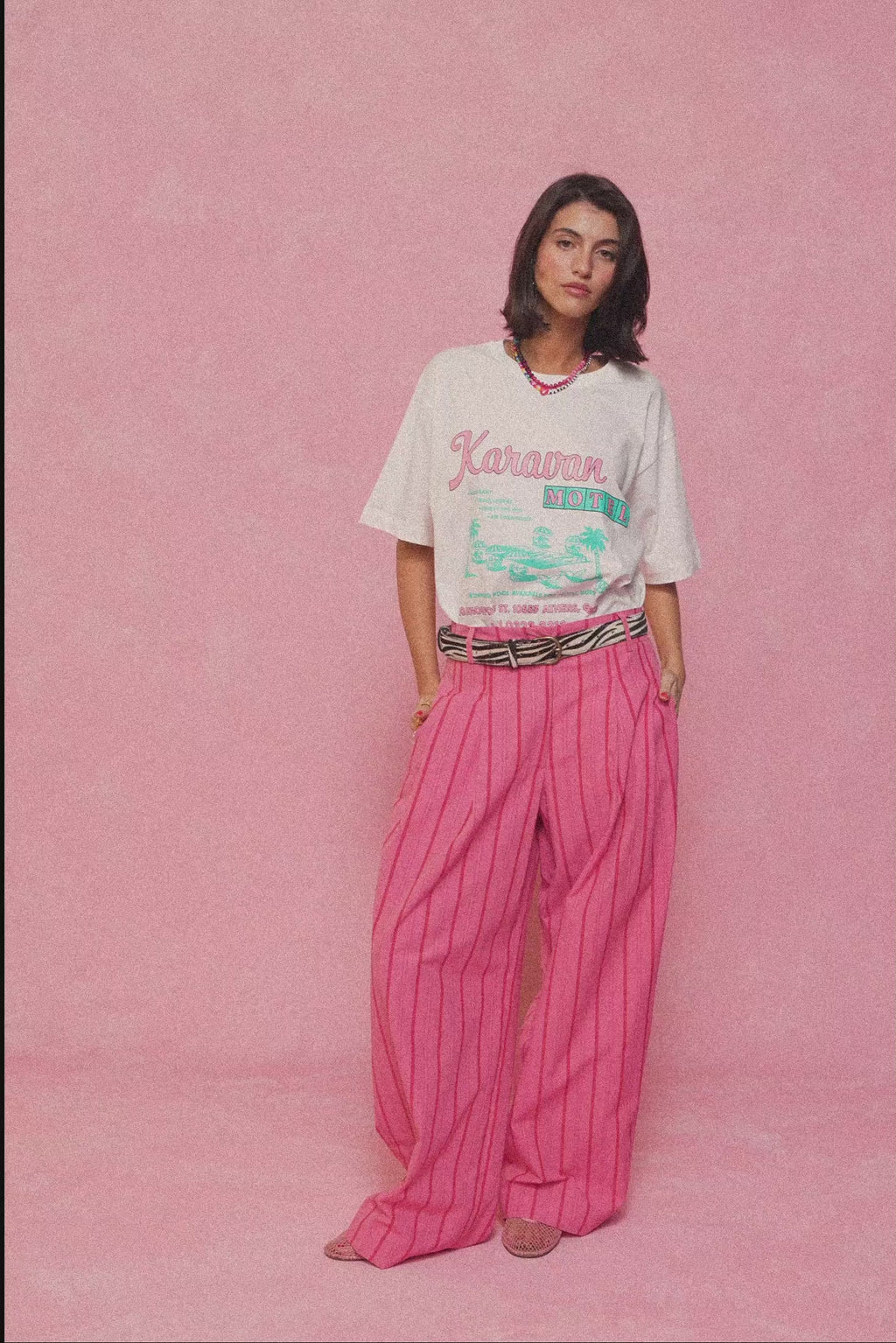 karavan clothing fashion spring summer 26 nai collection avril trousers pink