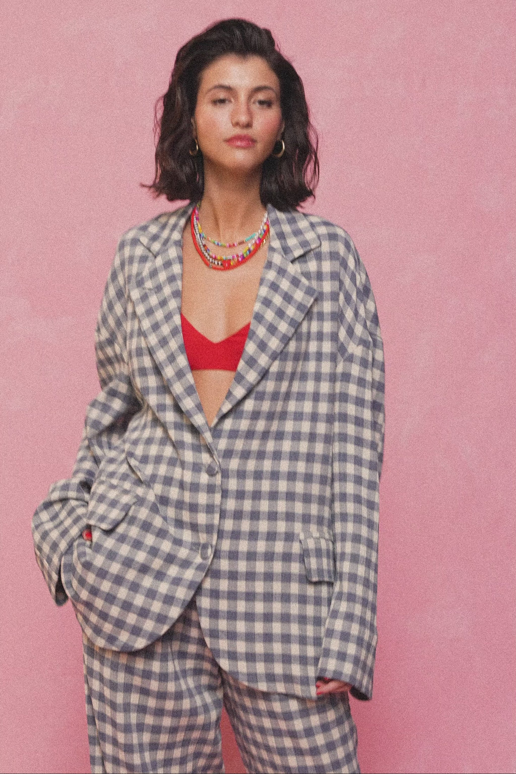 karavan clothing fashion spring summer 26 nai collection geena blazer indigo