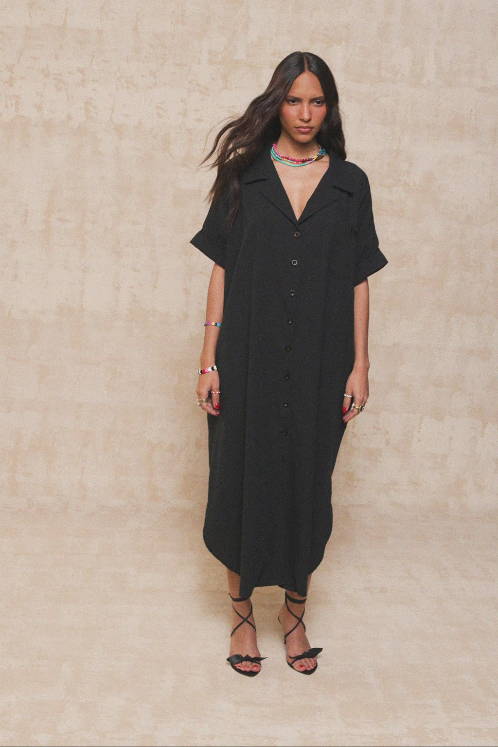 karavan clothing fashion spring summer 26 krvn nai collection nicole dress black