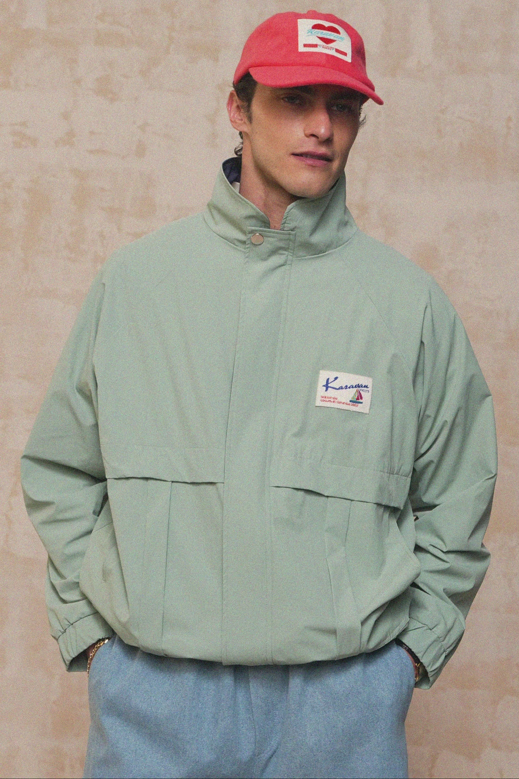 karavan clothing fashion spring summer 26 men nai collection thiago jacket mint