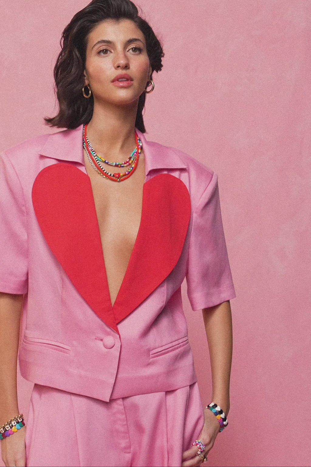 karavan clothing fashion spring summer 26 nai collection penny blazer pink