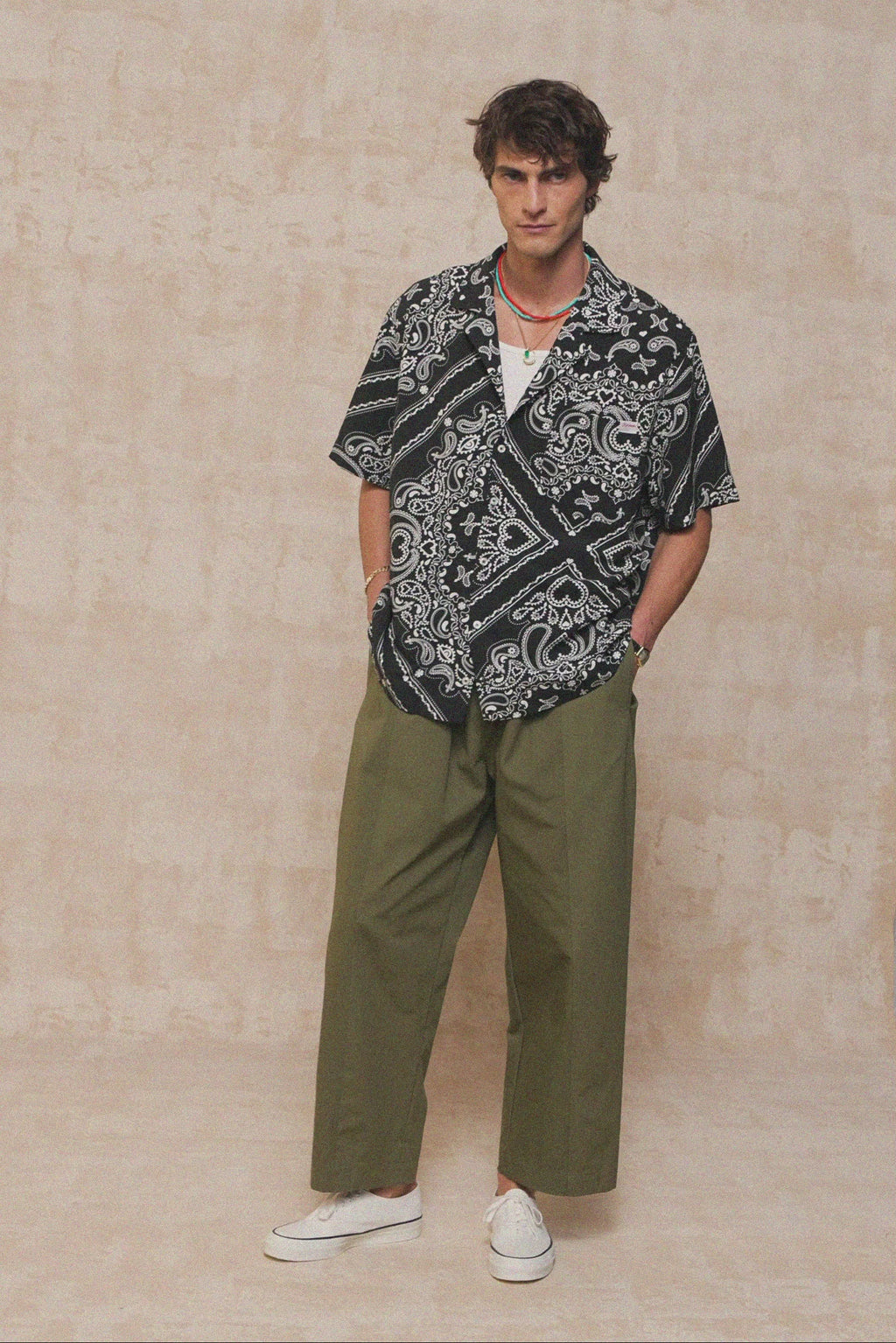 karavan clothing fashion spring summer 26 men nai collection leonardo trousers khaki