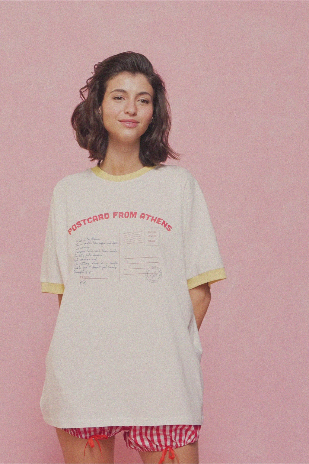 karavan clothing fashion planet homeware spring summer 26 nai collection postcard tee white