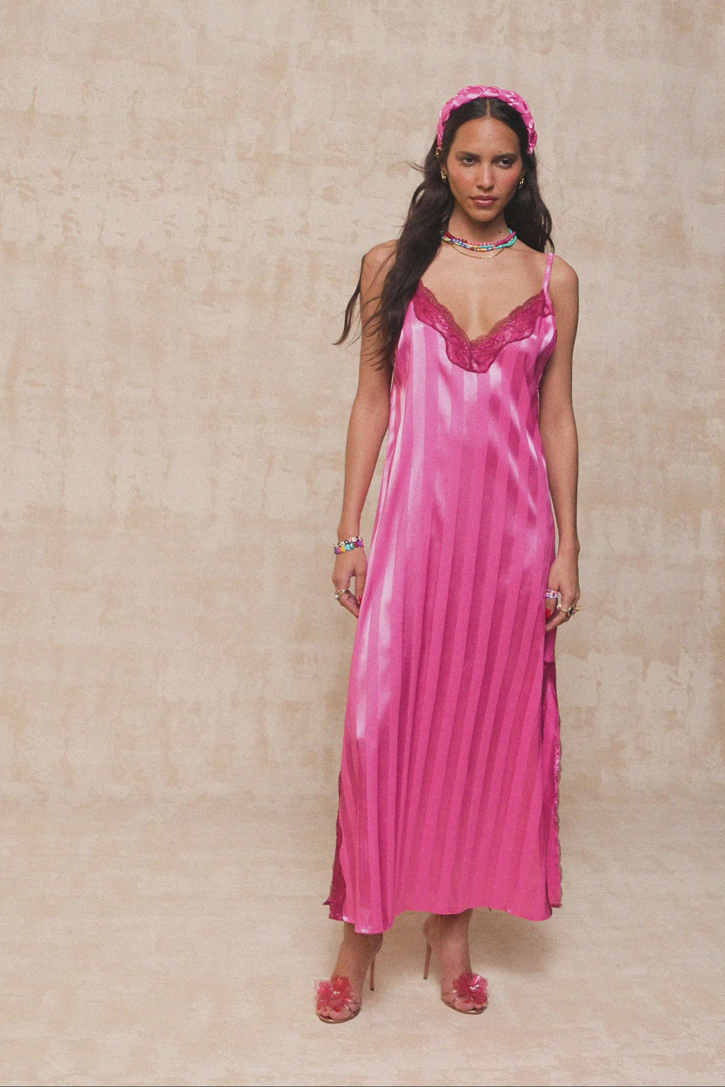 karavan clothing fashion krvn spring summer 26 nai collection trinity dress pink