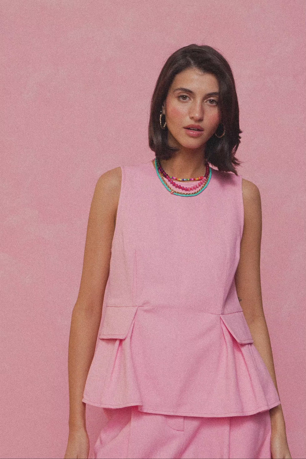 karavan clothing fashion spring summer 26 nai collection antonella top pink