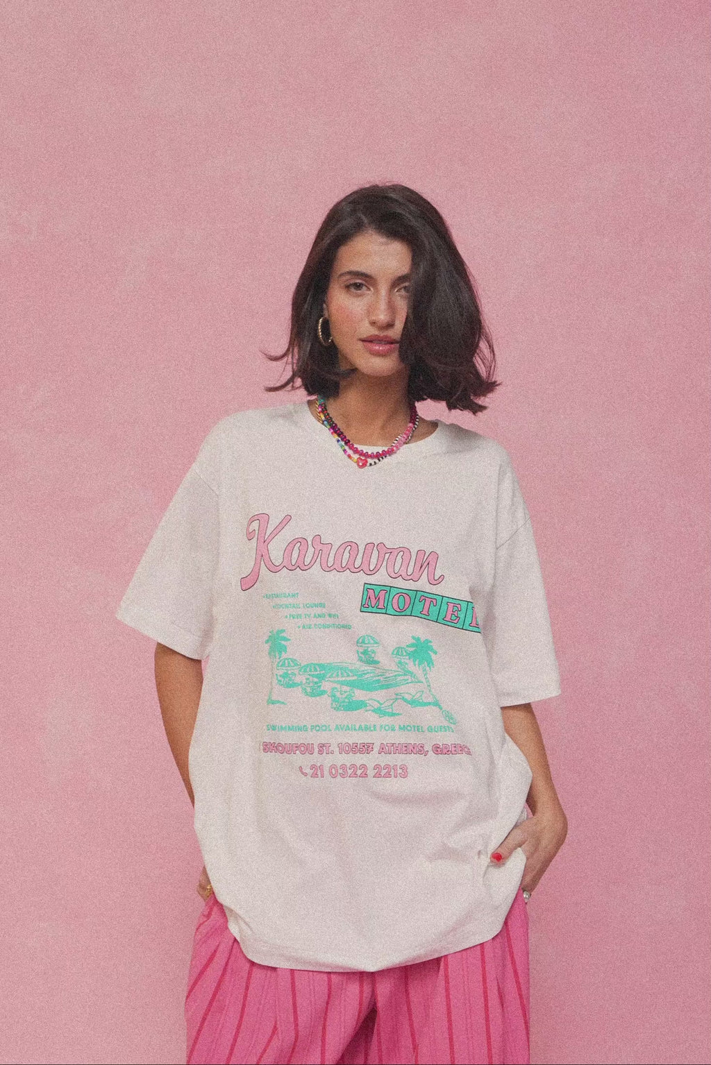 karavan clothing fashion spring summer 26 nai collection dino tee motel