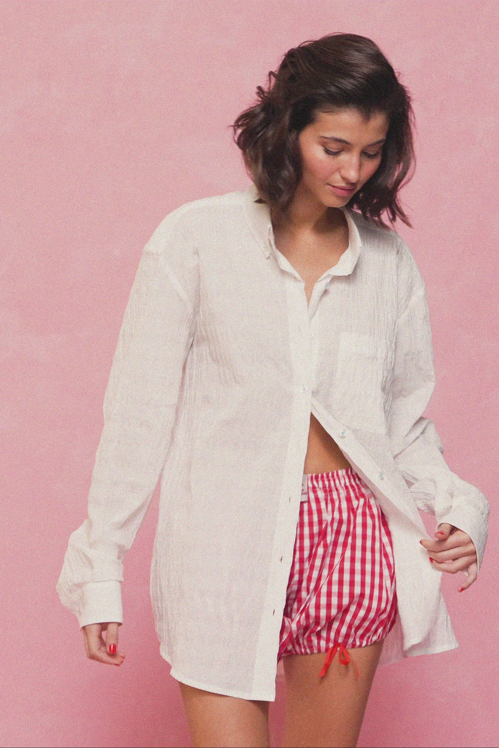 karavan clothing fashion planet homeware spring summer 26 nai collection shorts red checked