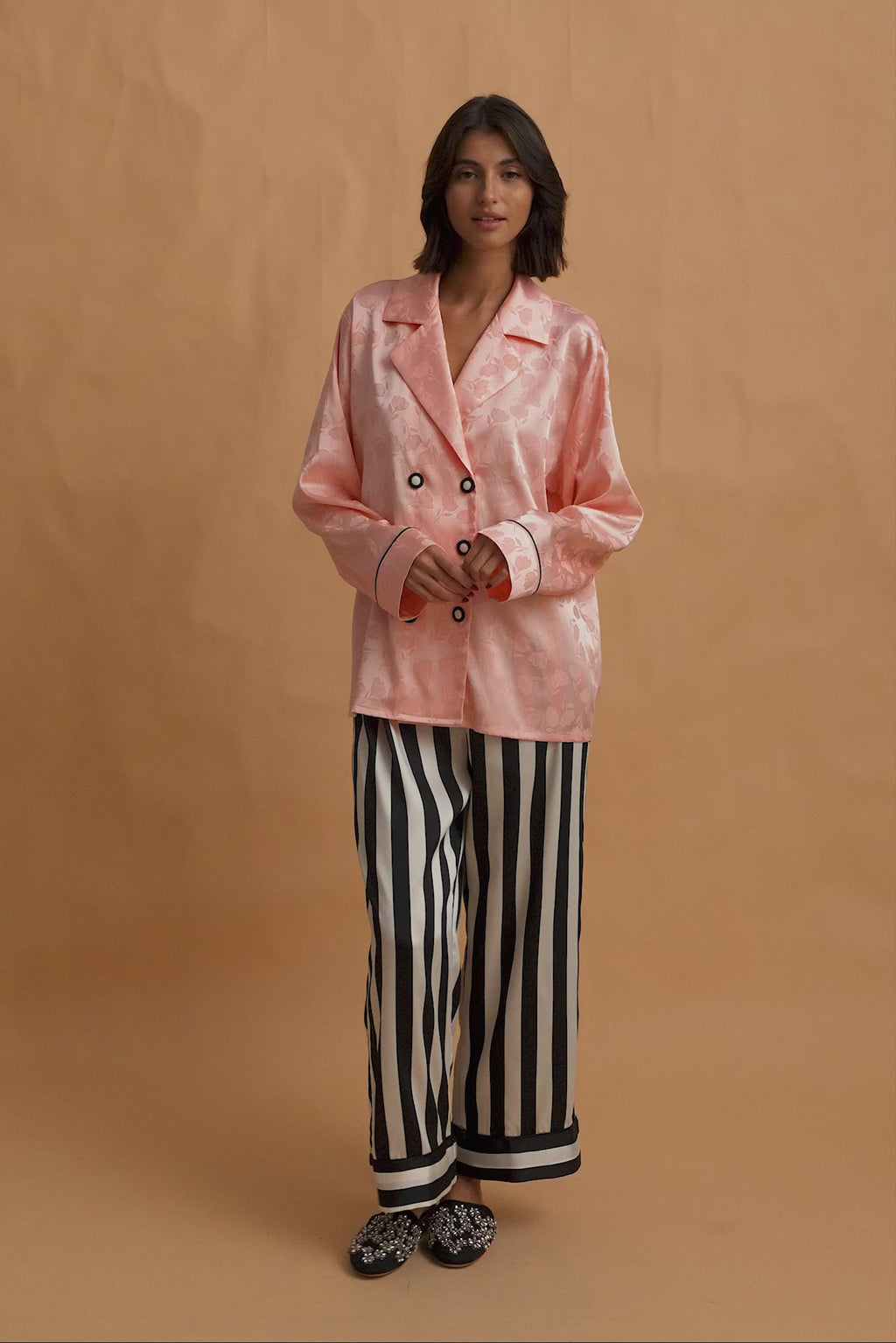 karavan clothing fashion fall winter 25 homecoming homeware collection salmon shirt