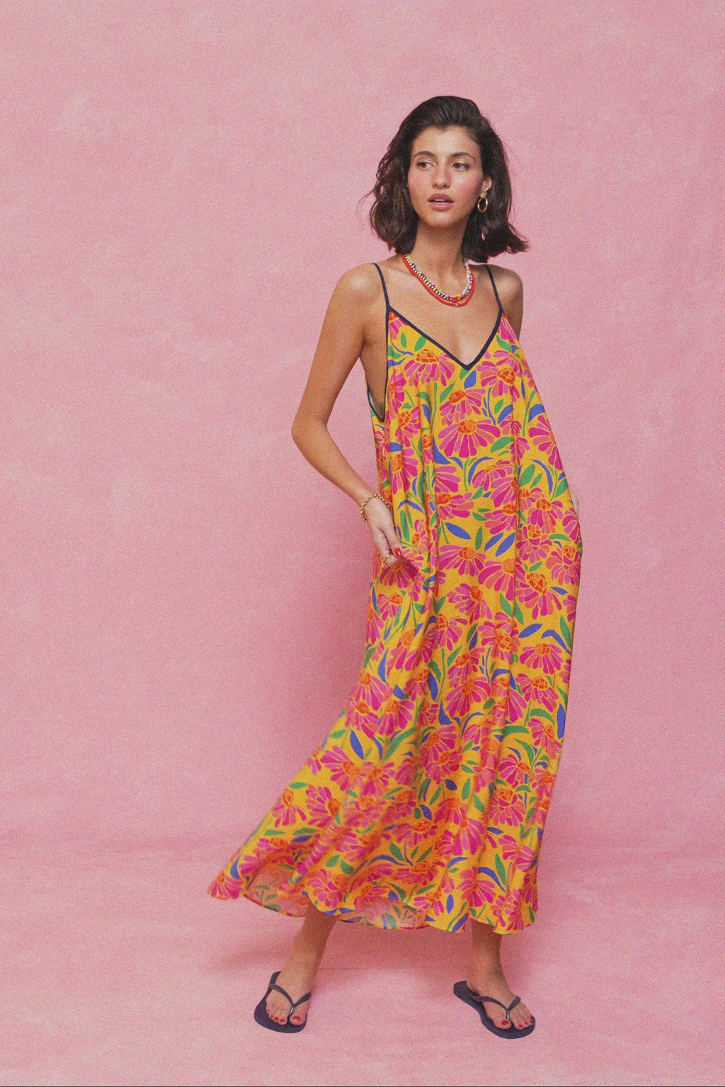 karavan clothing fashion spring summer 26 nai collection tati dress floral yellow