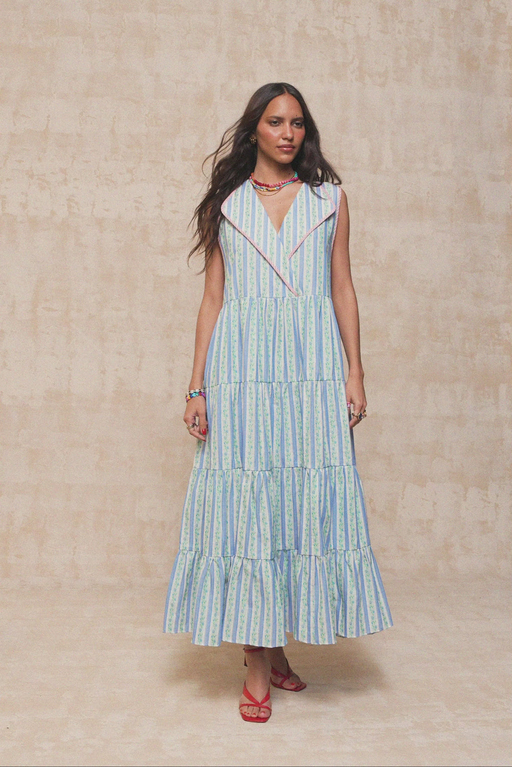 karavan clothing fashion krvn spring summer 26 nai collection silvie dress blue