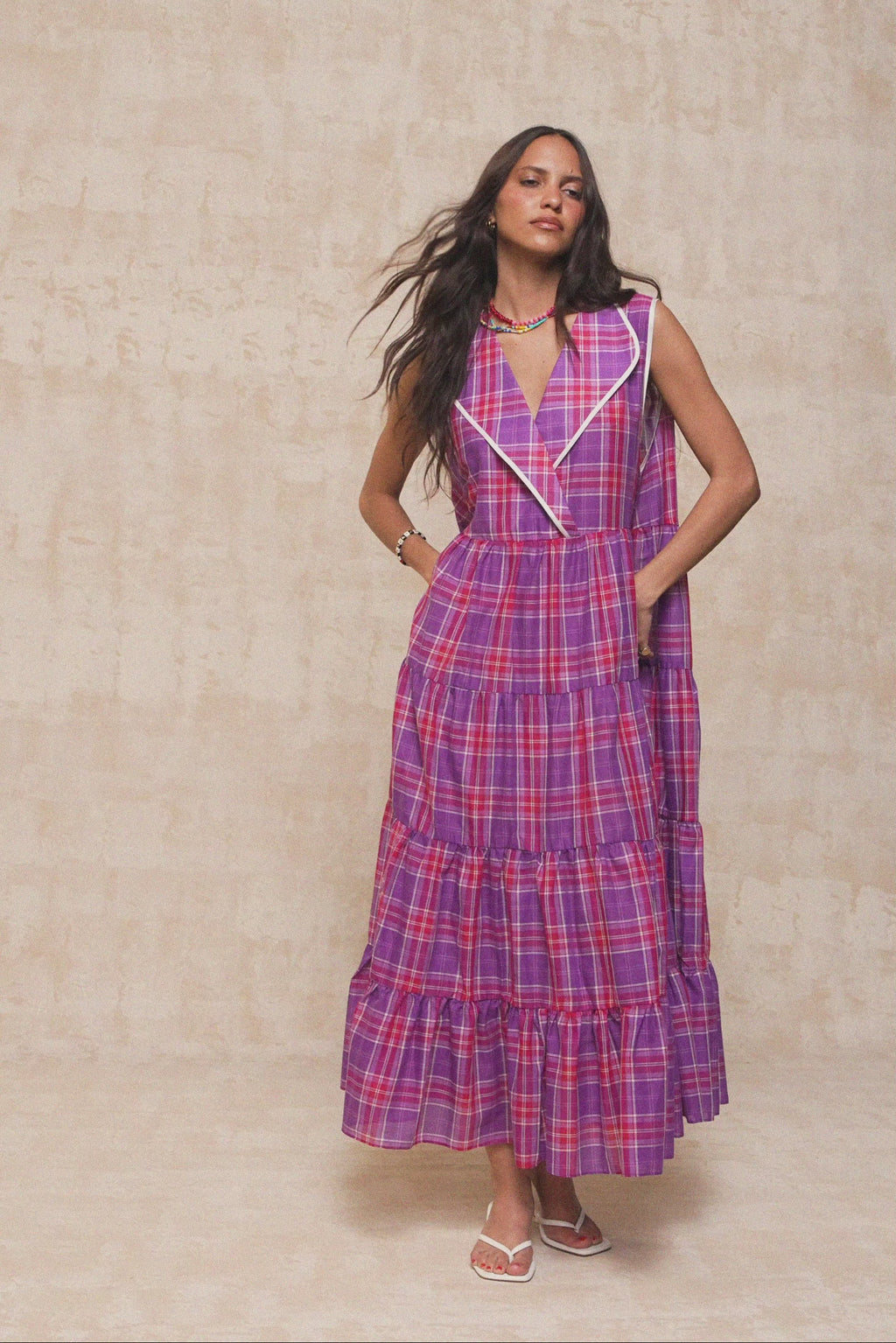 karavan clothing fashion krvn spring summer 26 nai collection yoko dress purple