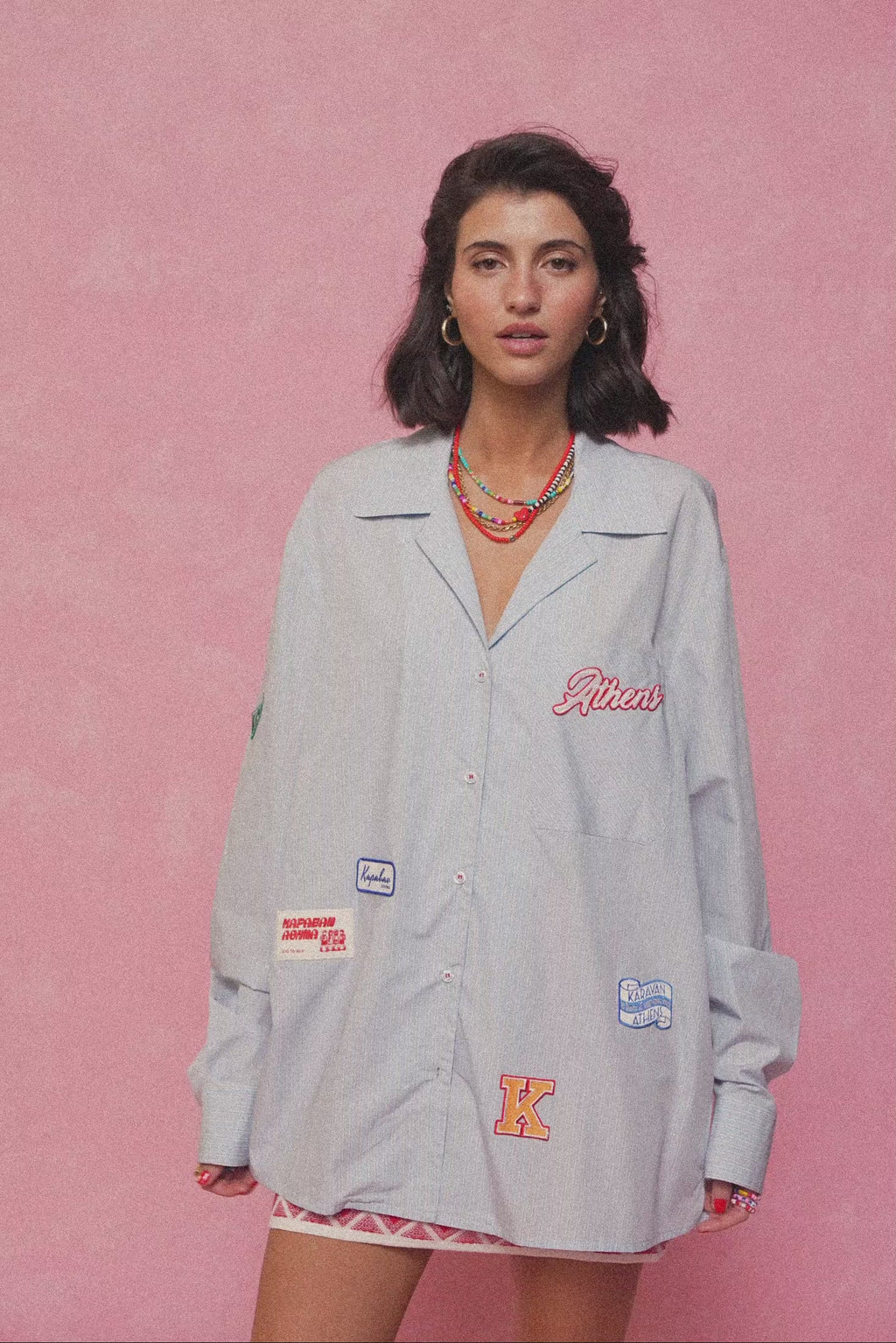 karavan clothing fashion spring summer 26 nai collection lela shirt ciel