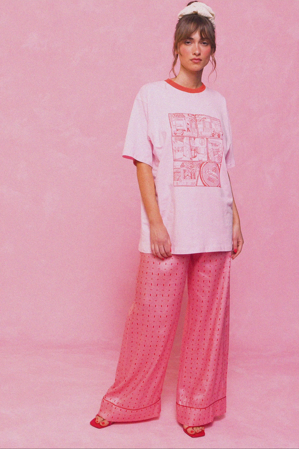 karavan clothing fashion planet homeware spring summer 26 nai collection pants meander pink