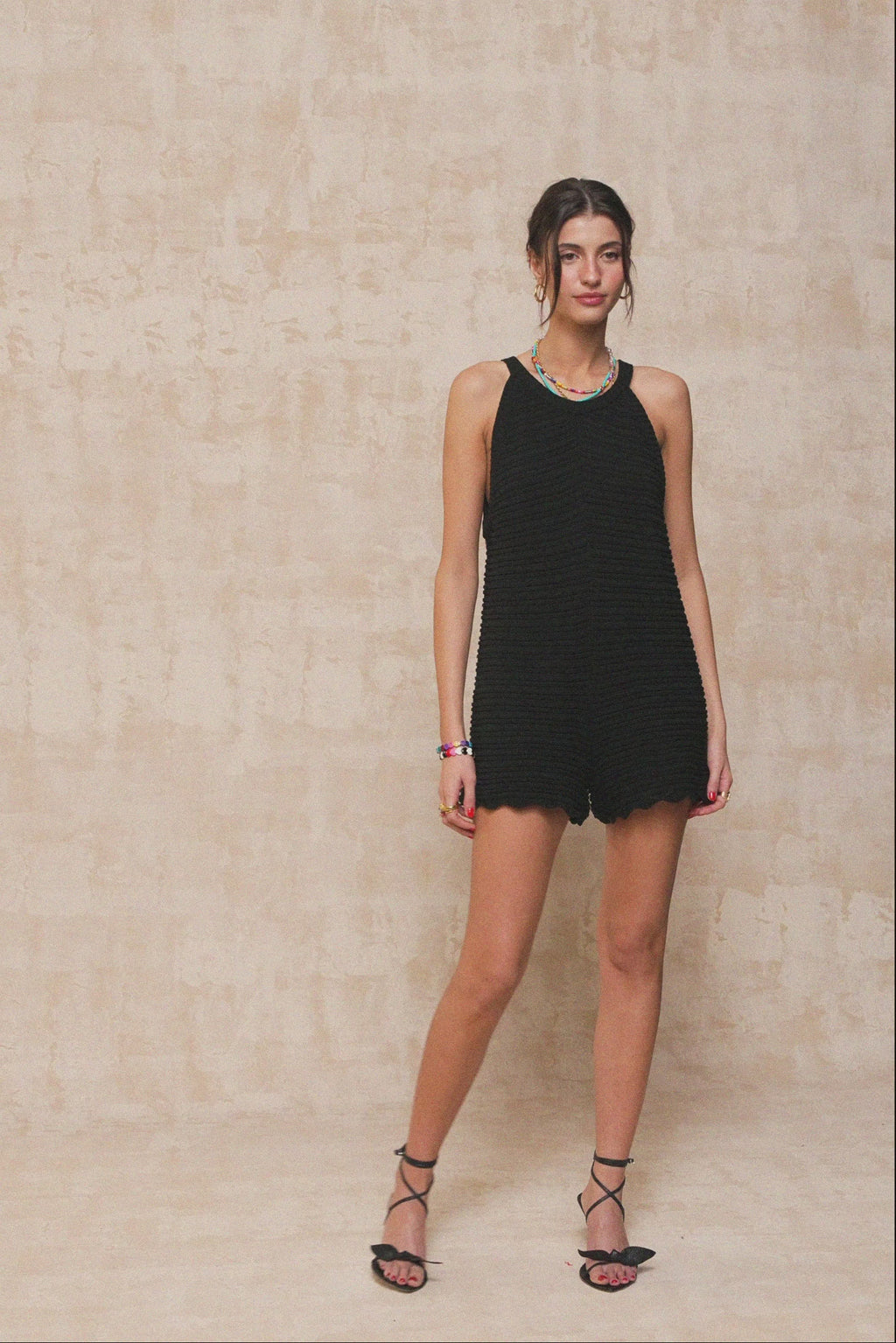 karavan clothing fashion krvn spring summer 26 nai collection leslie knitted jumpsuit black