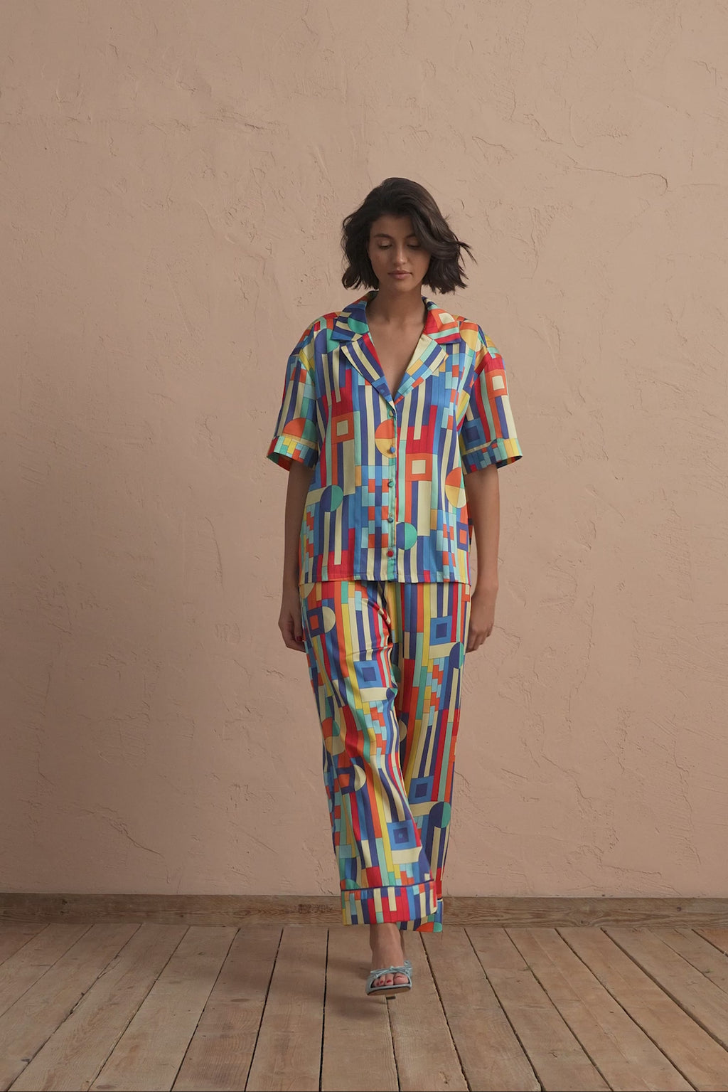 karavan clothing fashion spring summer 25 planet karavan pyjamas vitro pants multicolor