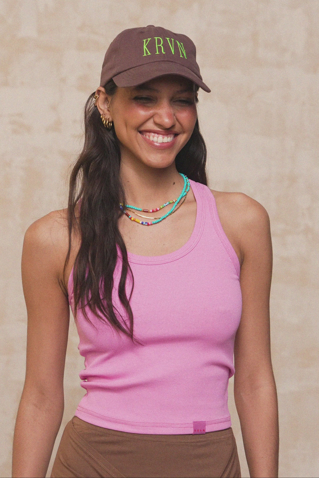 karavan clothing fashion krvn spring summer 26 nai collection sara top pink