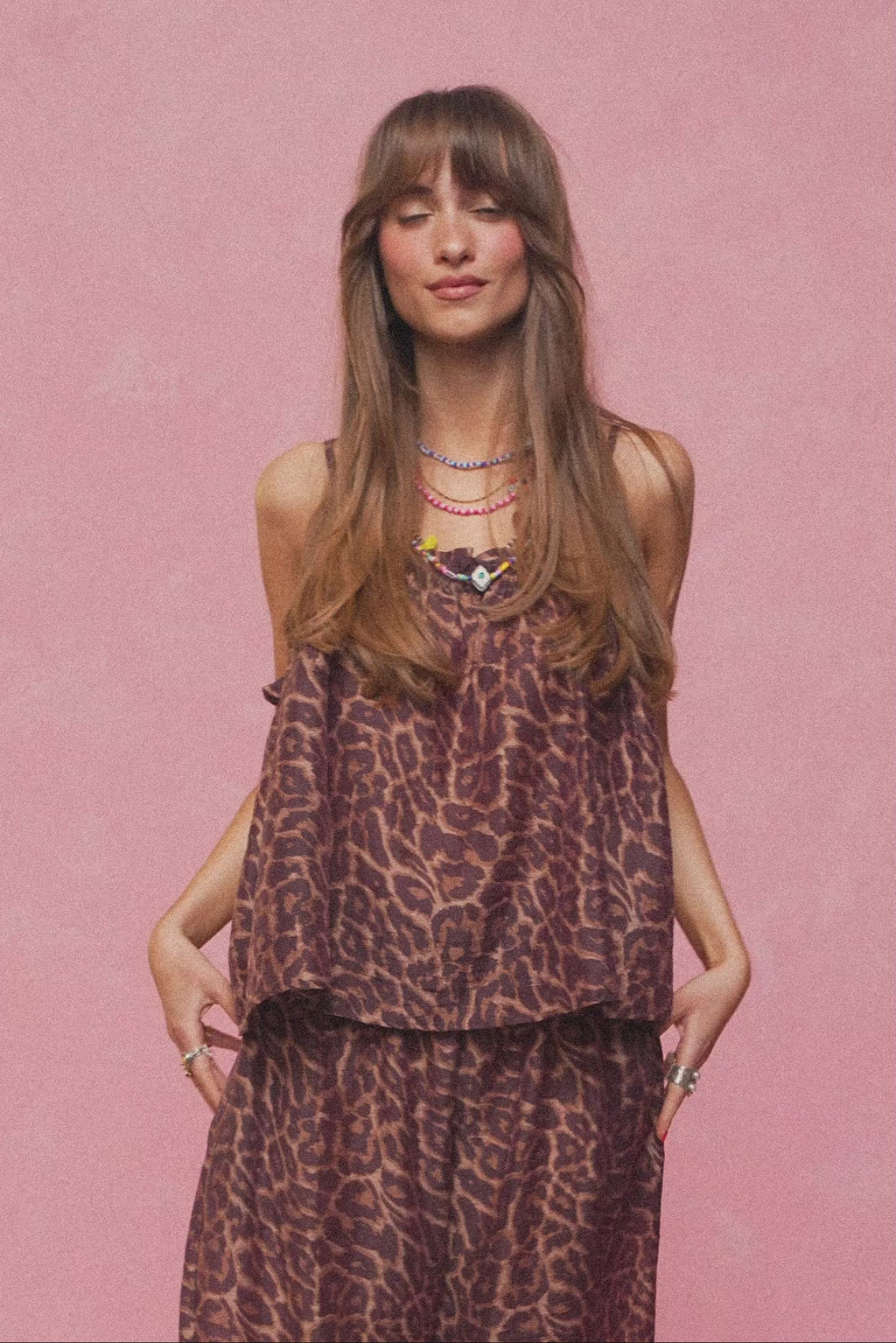 karavan clothing fashion spring summer 26 nai collection hailey top leopard