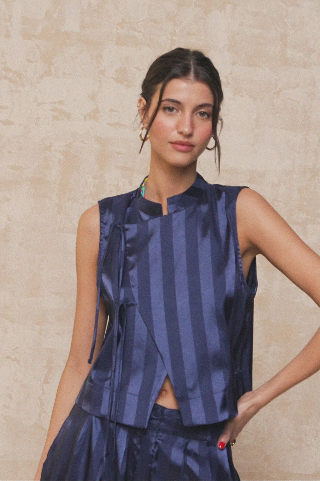 karavan clothing fashion krvn spring summer 26 nai collection rosana top blue